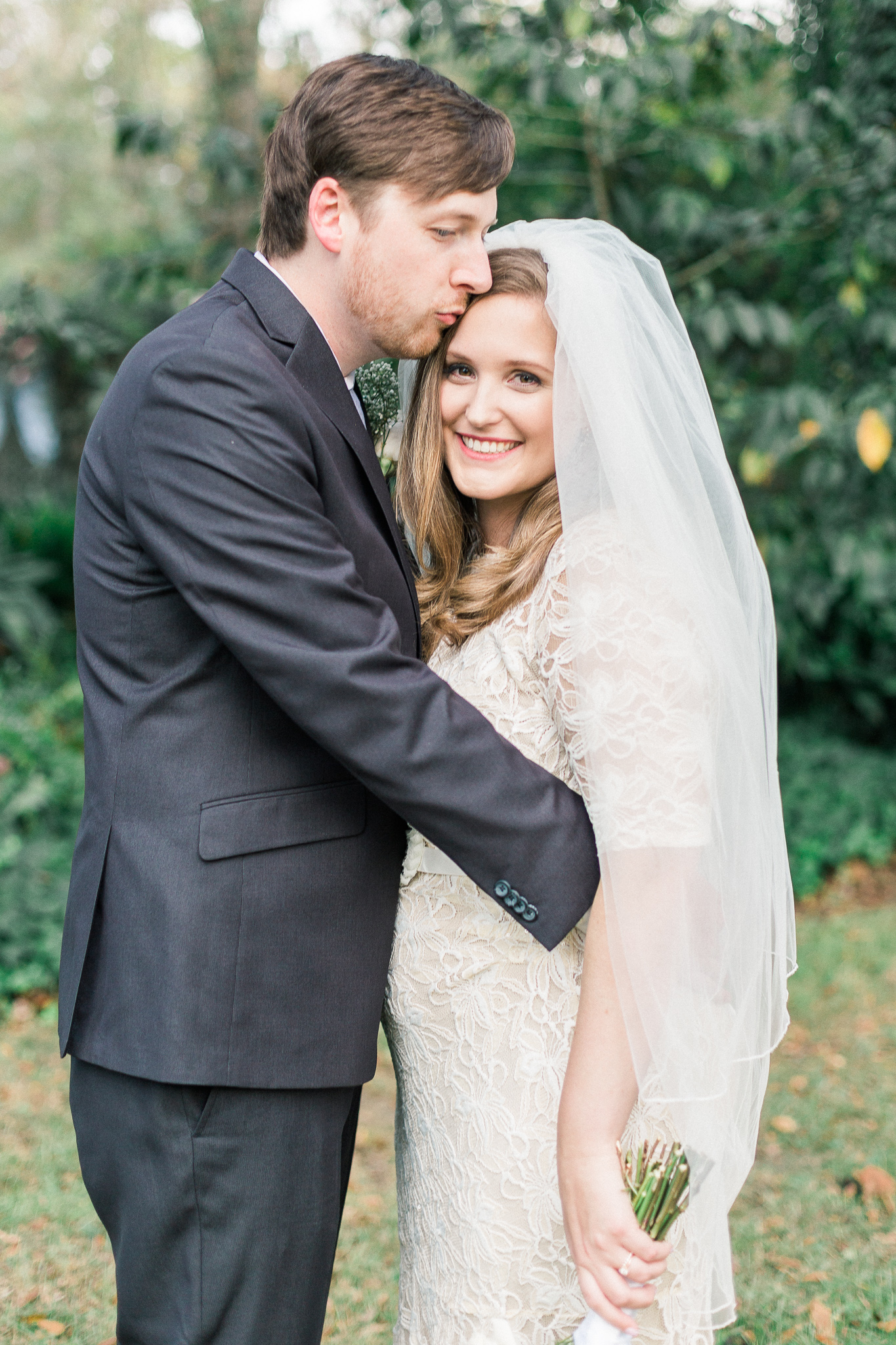 Romantic Henry Smith House garden wedding in Picayune, MS.