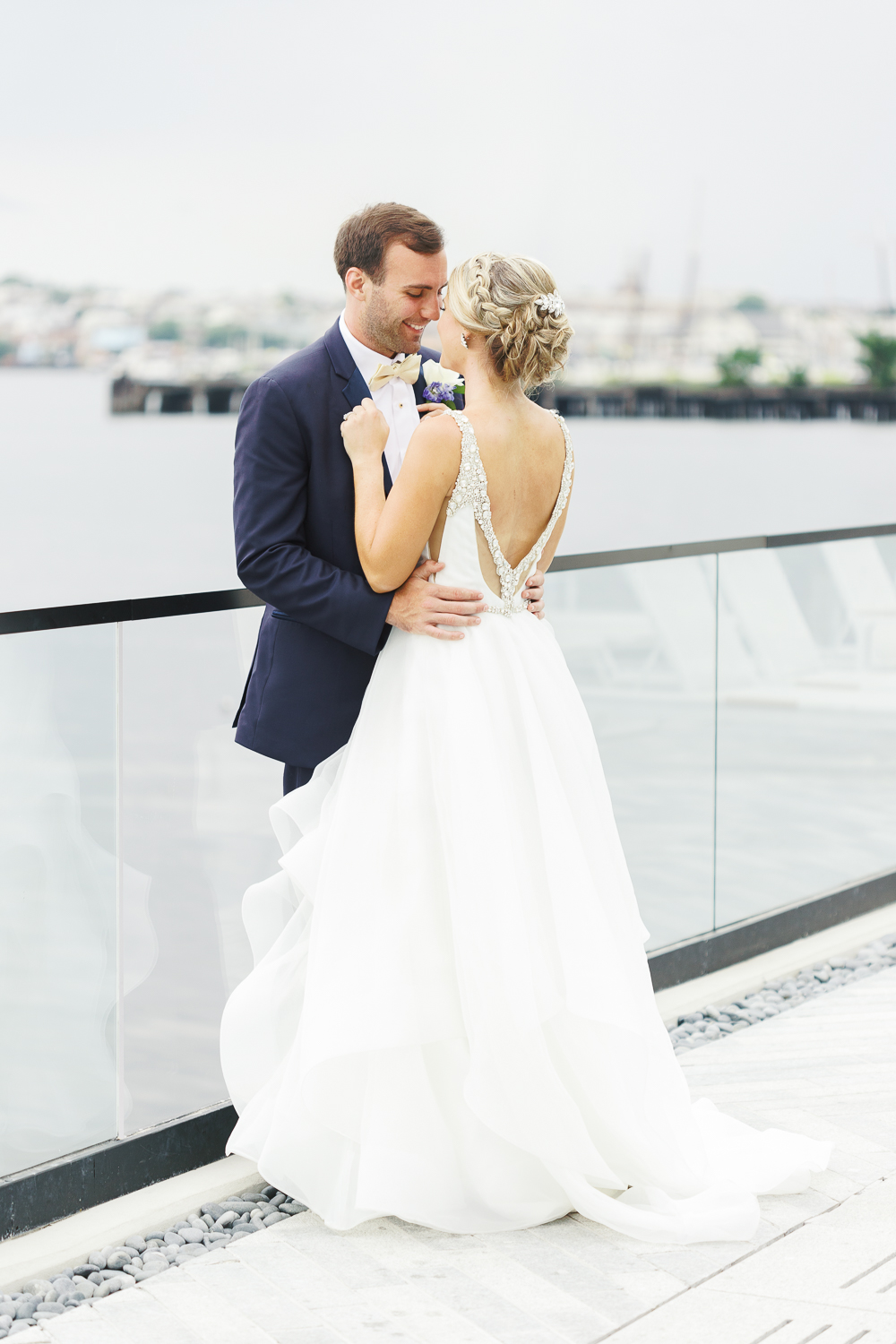 Red and blue Sagamore Pendry Baltimore wedding.