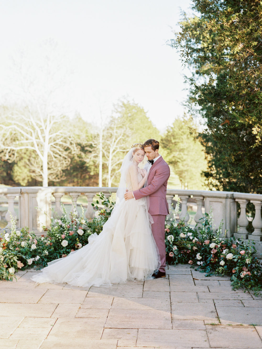 Great Marsh Estate winter wedding with muted colors
