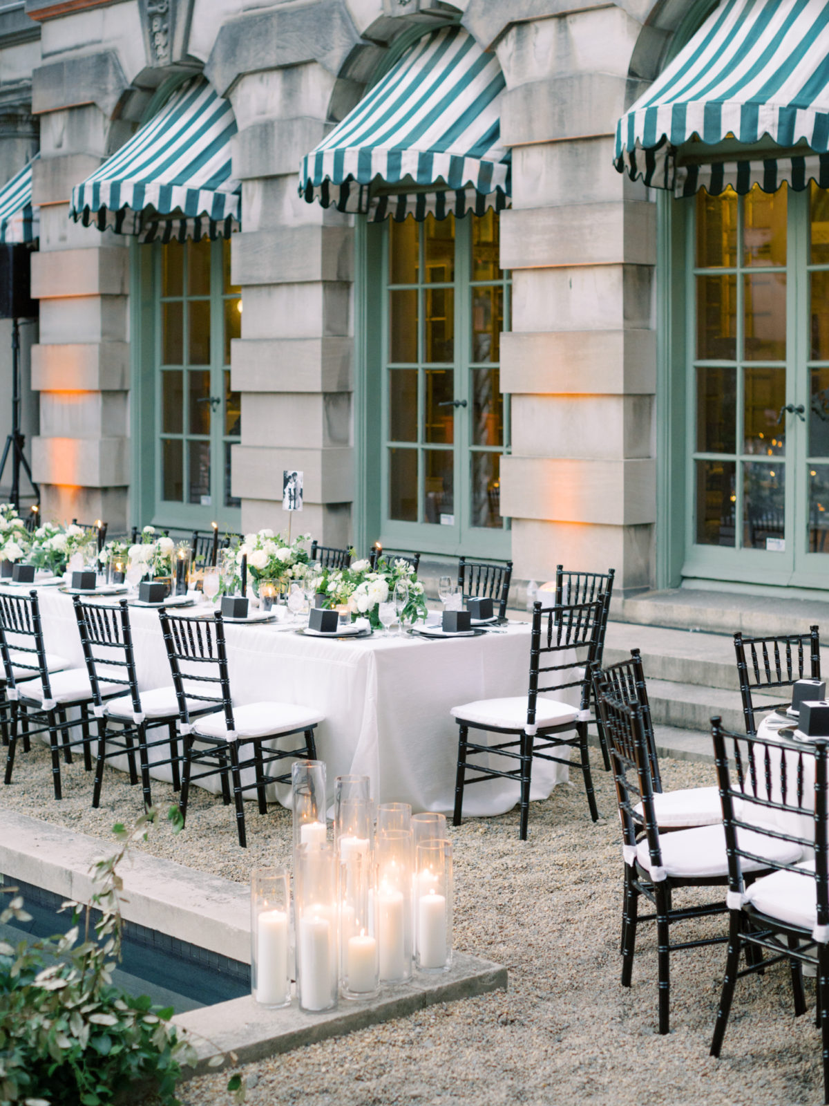 Anderson House wedding reception design by Simply Breathe Events.