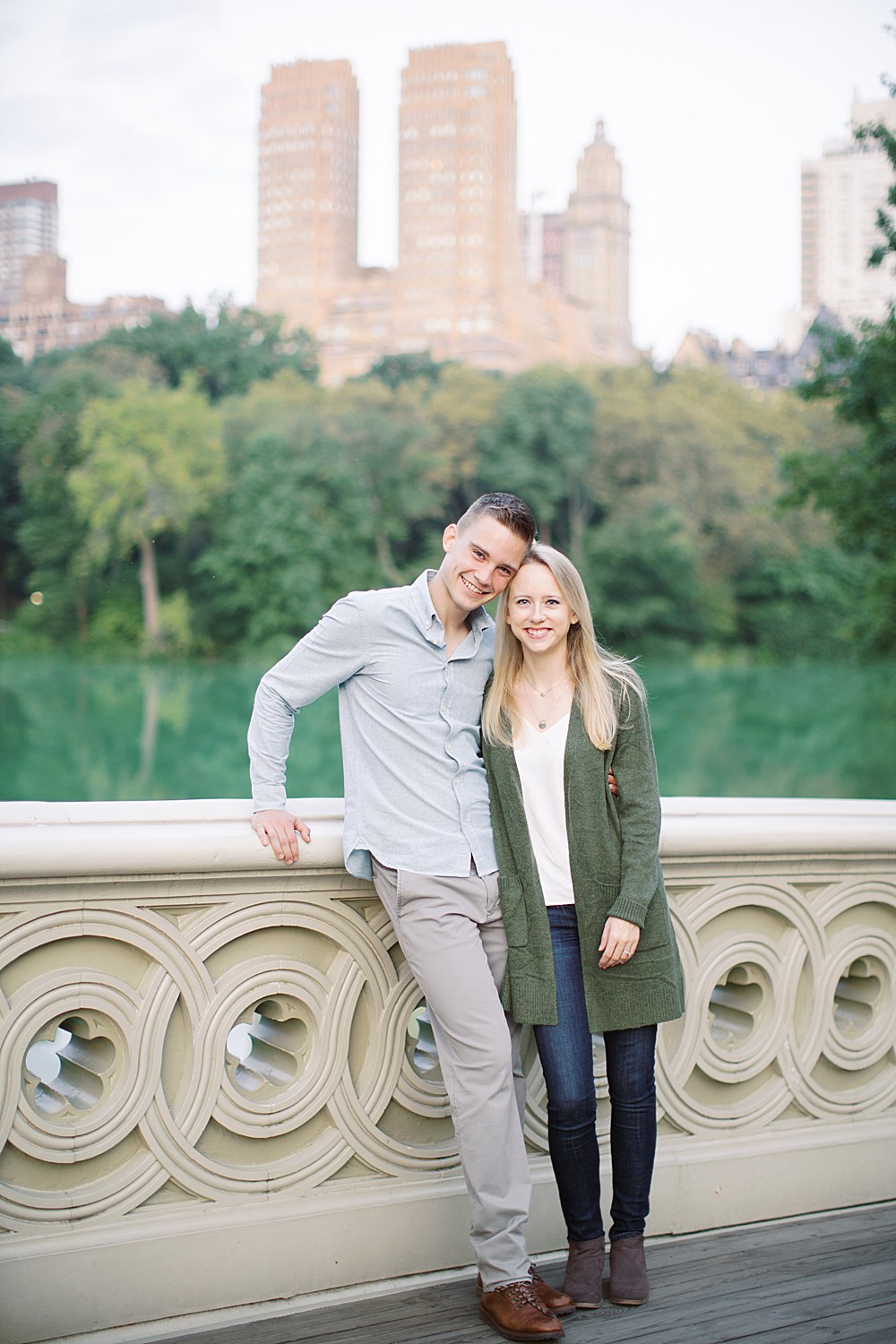 Marriage Proposal at Bethesda Terrace in Central Park.