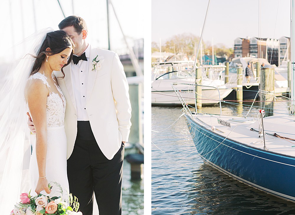 Lush winter wedding at Annapolis Yacht Club