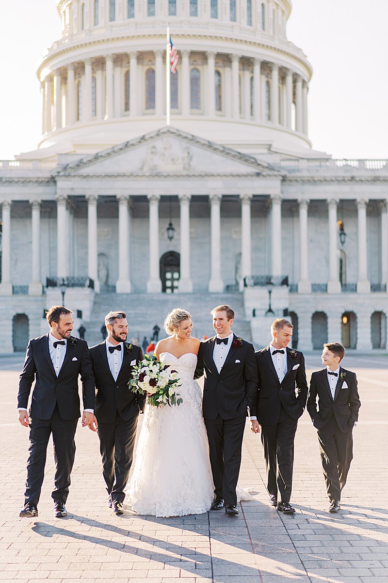 Washington DC wedding at the Capitol and Carnegie Institute for Science.