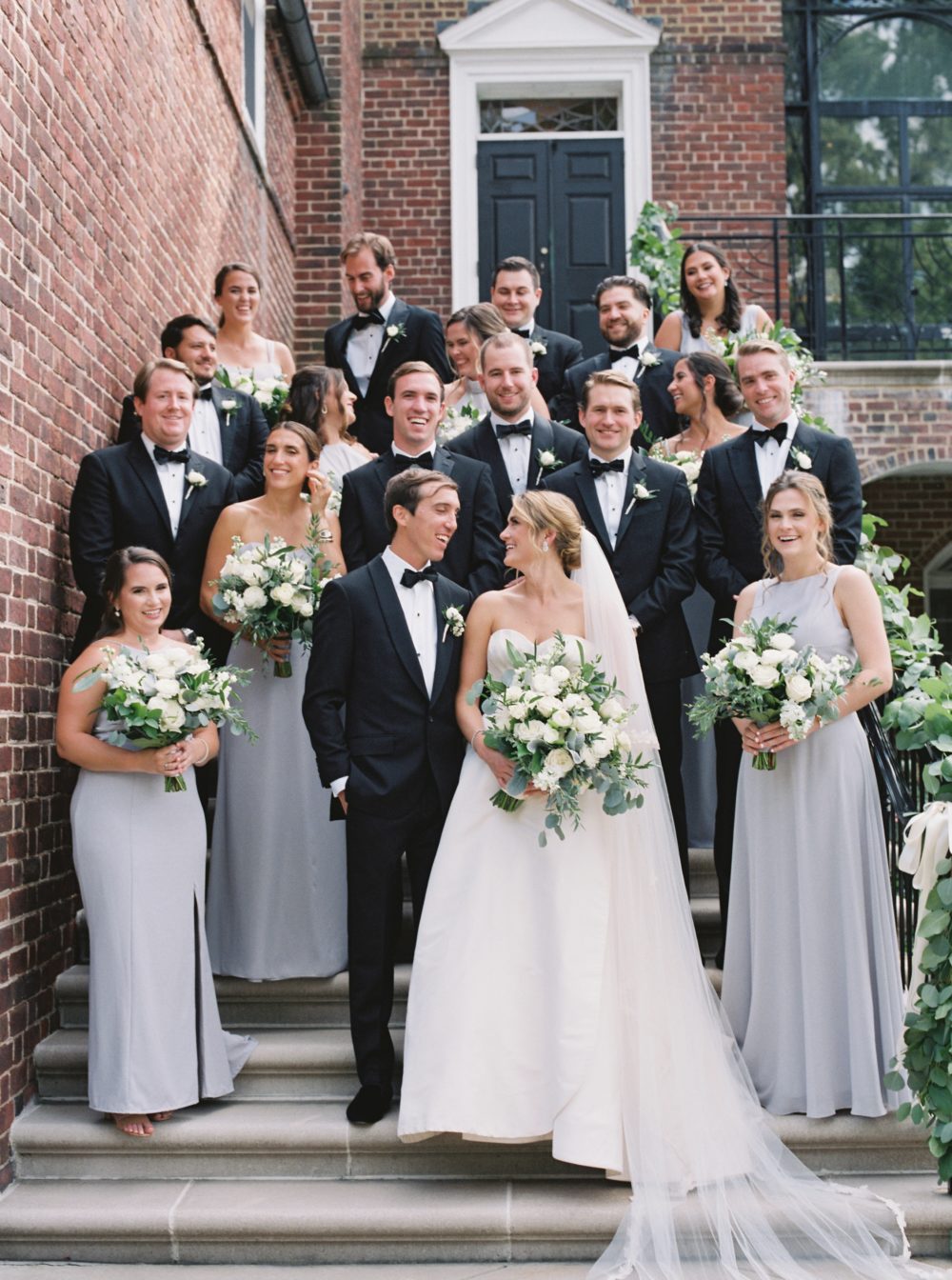 Timeless September Baltimore Country Club Roland Park wedding in Baltimore, Maryland.