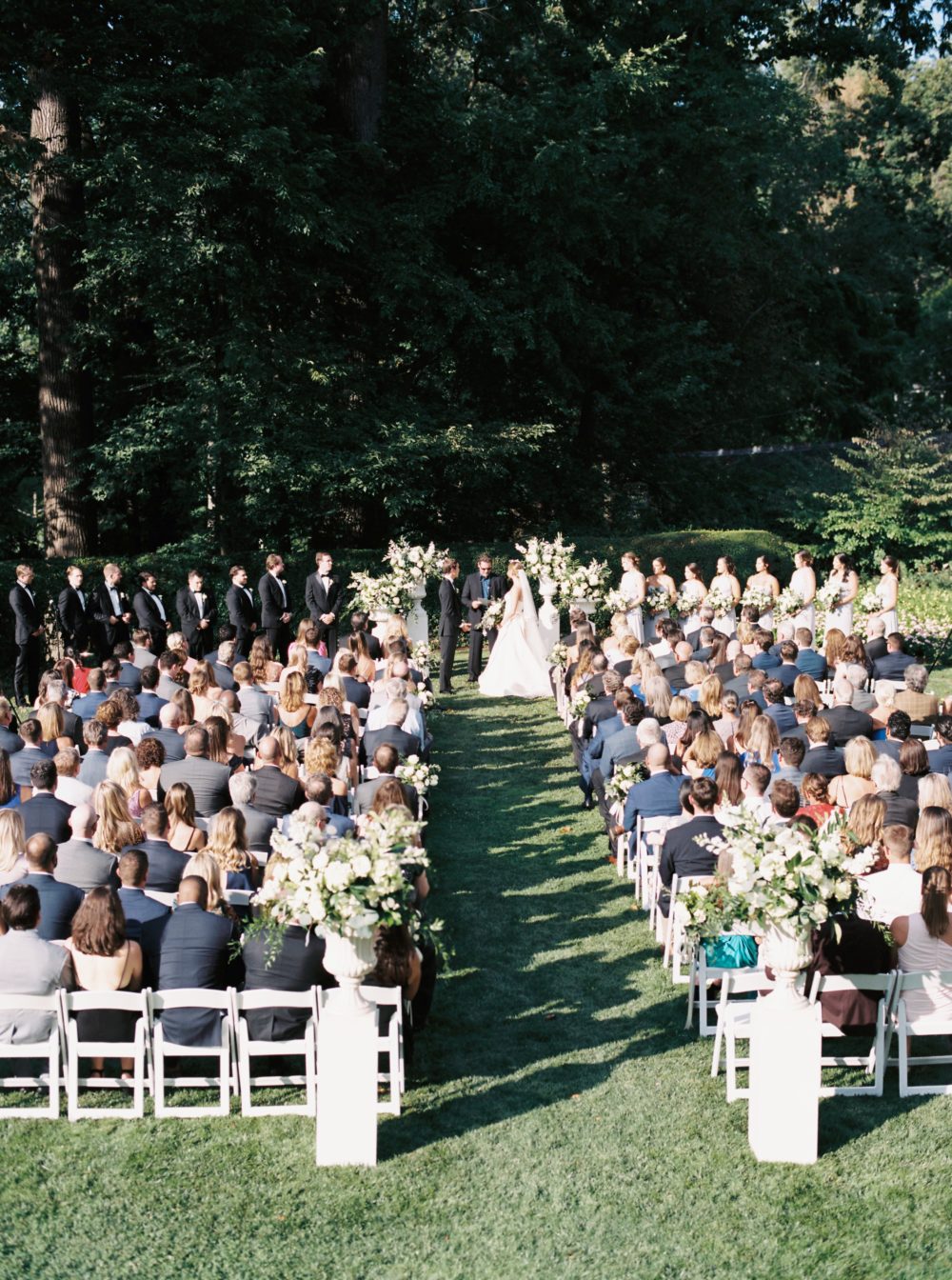 Baltimore Country Club wedding in Baltimore, Maryland planned by Elizabeth Bailey Events.