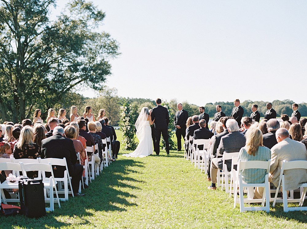 Mid-October Philadelphia, Mississippi wedding on family's private farm.