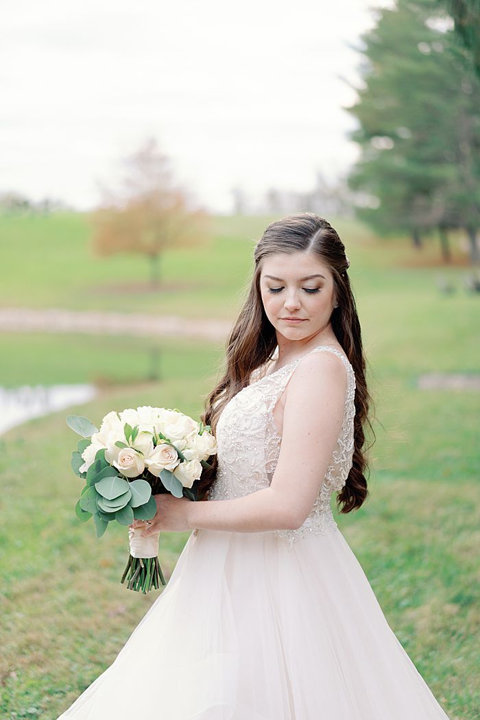 Autumn amber and mauve wedding at Airlie in Warrenton, Virginia.