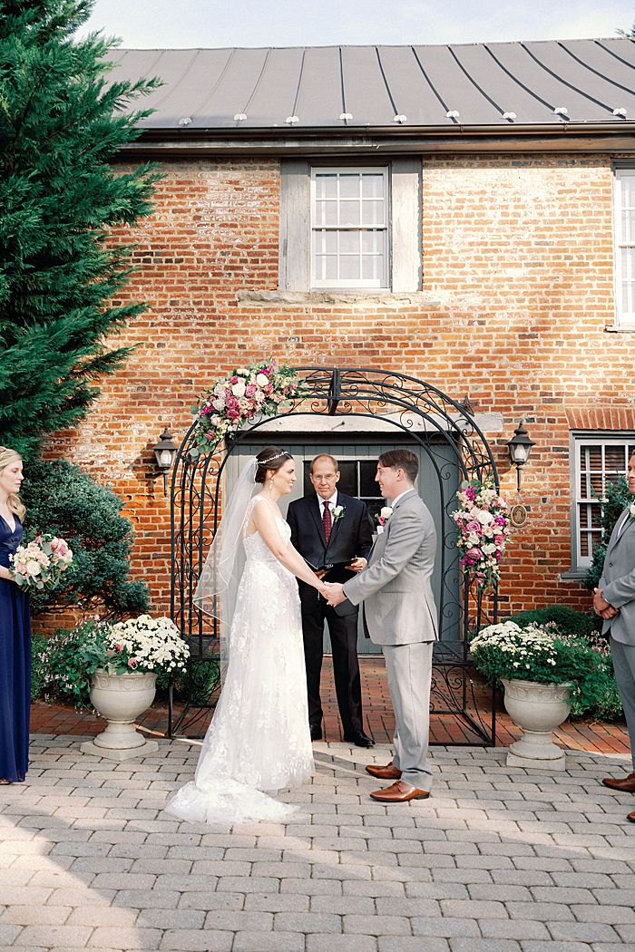 Autumn Birkby House wedding in historic Leesburg, Virginia.