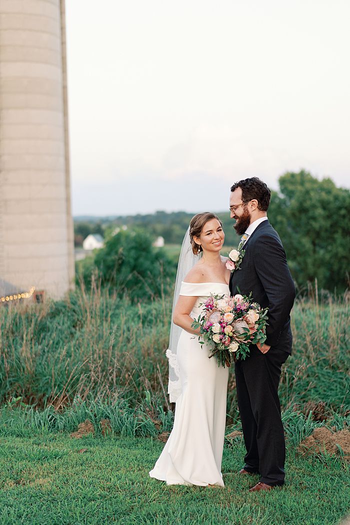 Summer wedding at Tranquility Farm in Purcellville, Virginia.